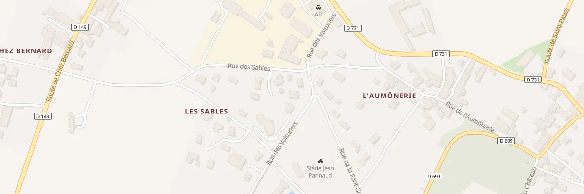 Plan du 11 Rue des Sables à Archiac