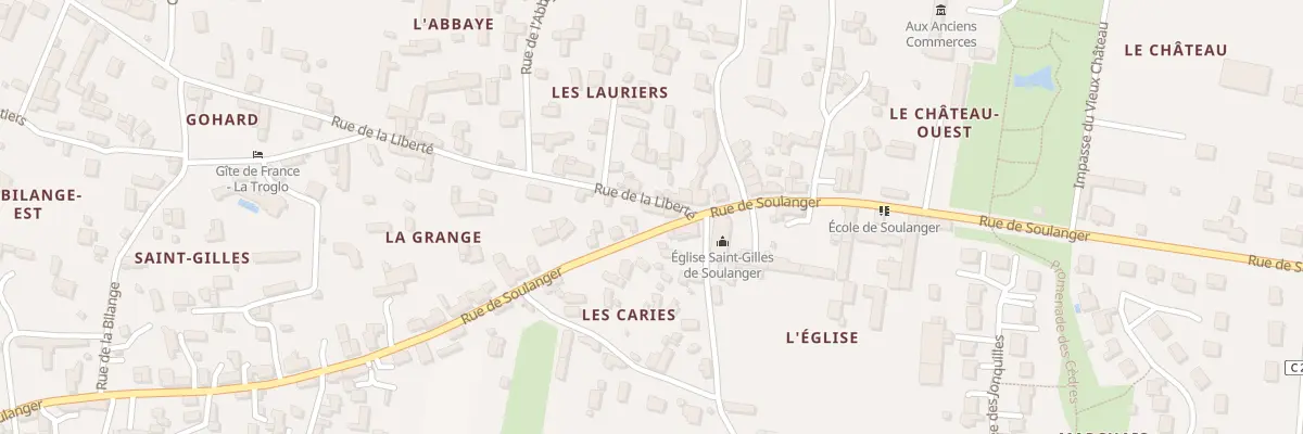 Plan du 54B Rue de soulanger à Doué-en-Anjou