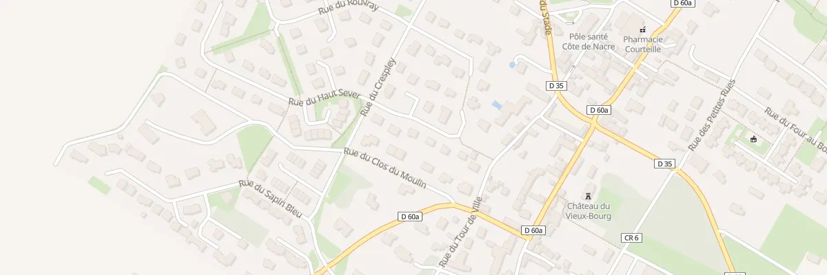 Plan du 6 Rue des Herbiers à Colleville-Montgomery