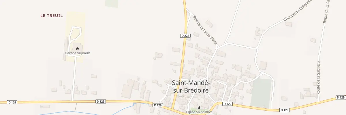 Plan du 11 Rue de Saint Leger à Saint-Mandé-sur-Brédoire