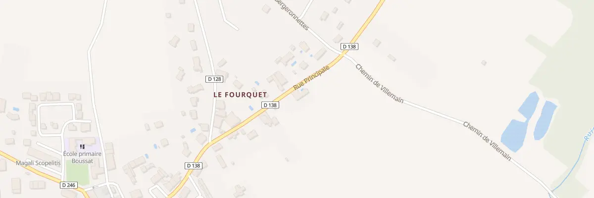 Plan du 62 Rue Principale à Villegouge