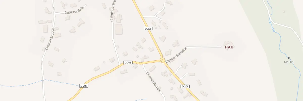 Plan du 8 Rte de Maucor à Saint-Castin