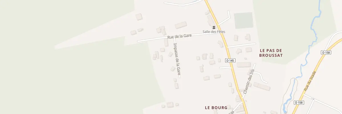 Plan du 2 Imp de la Gare à Bedenac