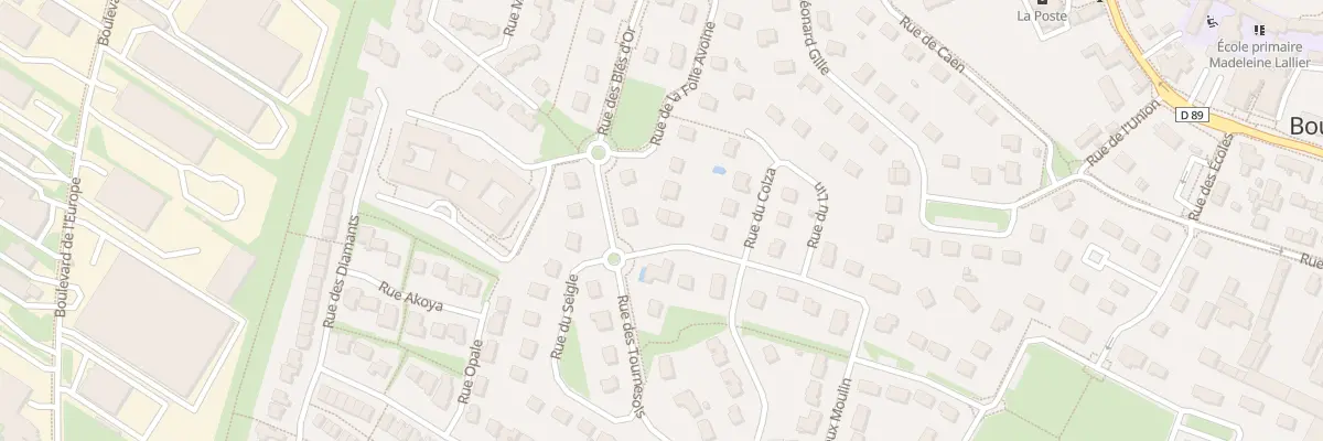 Plan du 1 Rue du Lin à Bourguébus