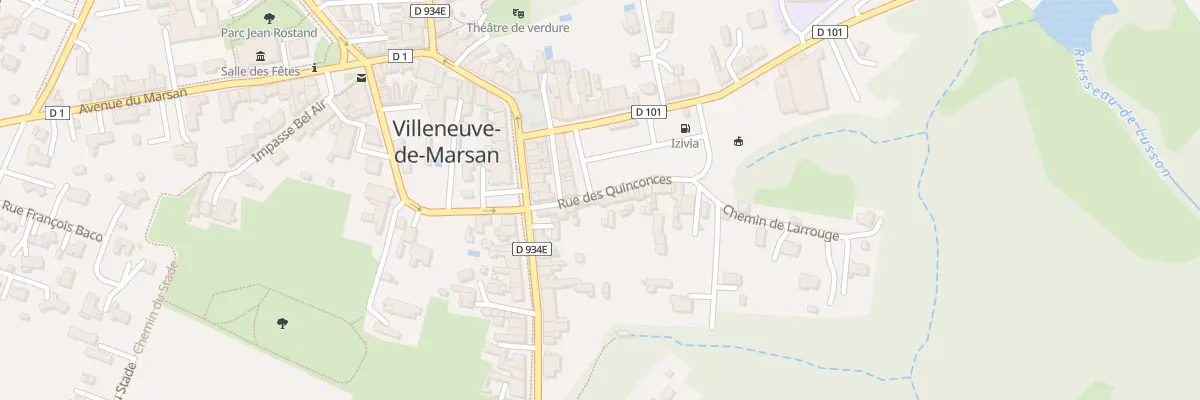 Plan du 60 Rue des Quinconces à Villeneuve-de-Marsan