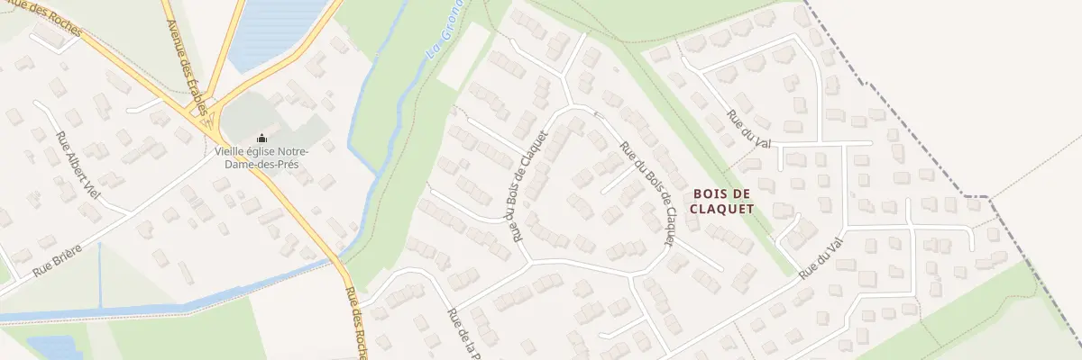Plan du 37 Rue du Bois de Claquet à Mondeville