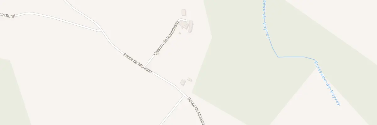 Plan du 1300 Rte de Monsion à La Sauve