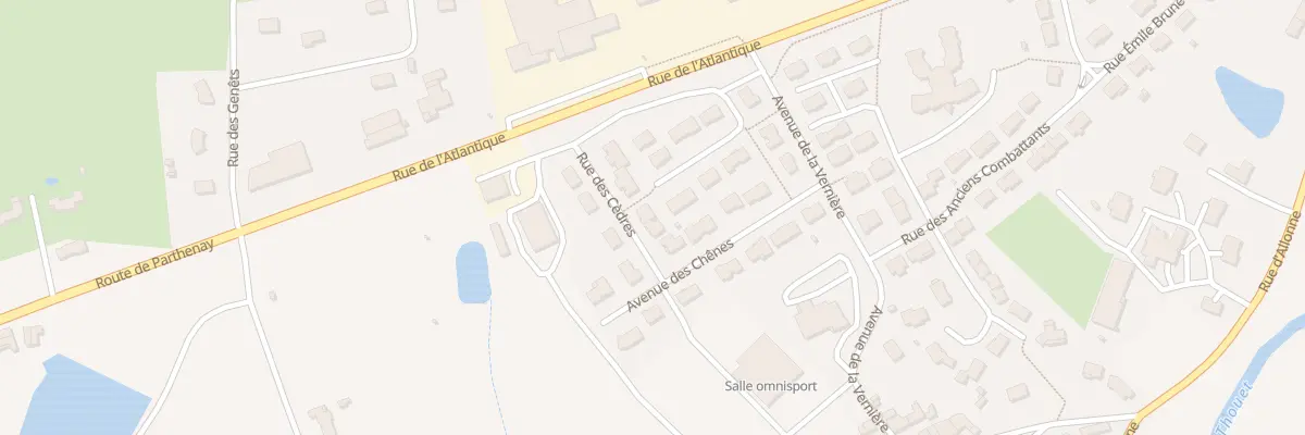 Plan du 2 Rue des Cedres au Tallud
