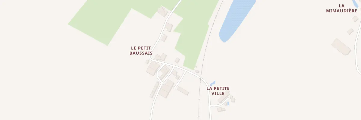 Plan du 3 Le Petit Beaussais à Mazières-en-Gâtine