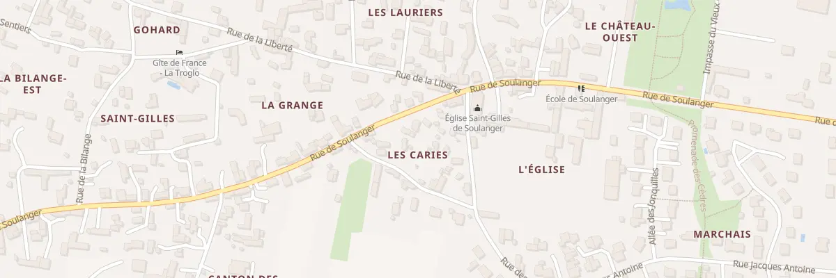 Plan du 51 Rue de soulanger à Doué-en-Anjou