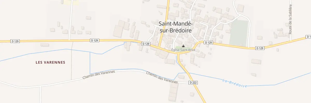 Plan du 5 Rte d’Aulnay à Saint-Mandé-sur-Brédoire