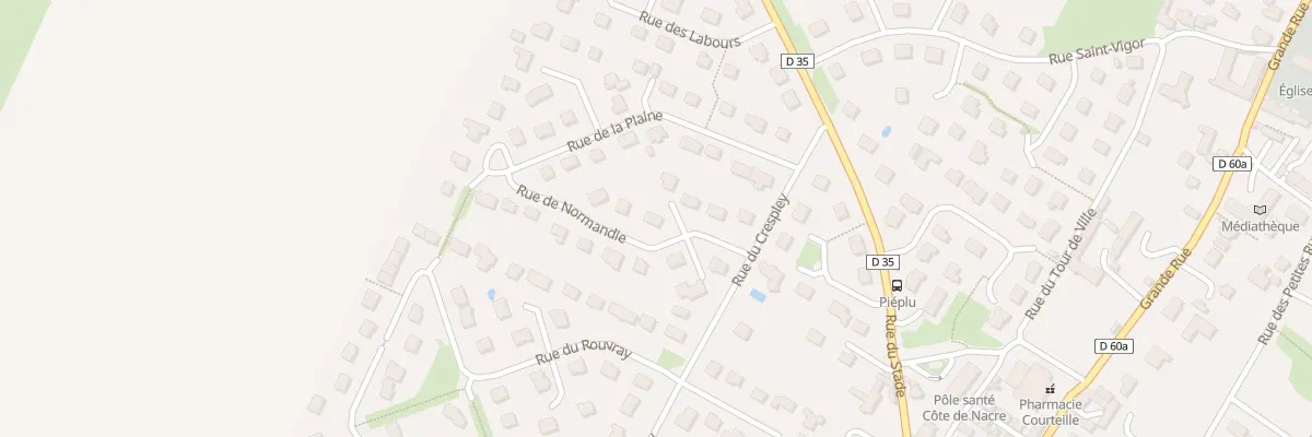 Plan du 5 Rue de Normandie à Colleville-Montgomery