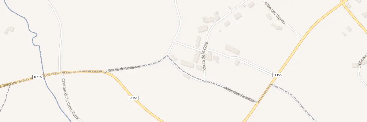 Plan du 5043 La Cote à Mérignac
