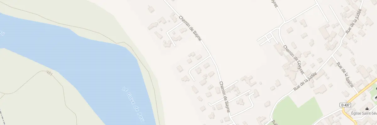 Plan du 7 Lot de Bayne à Assat