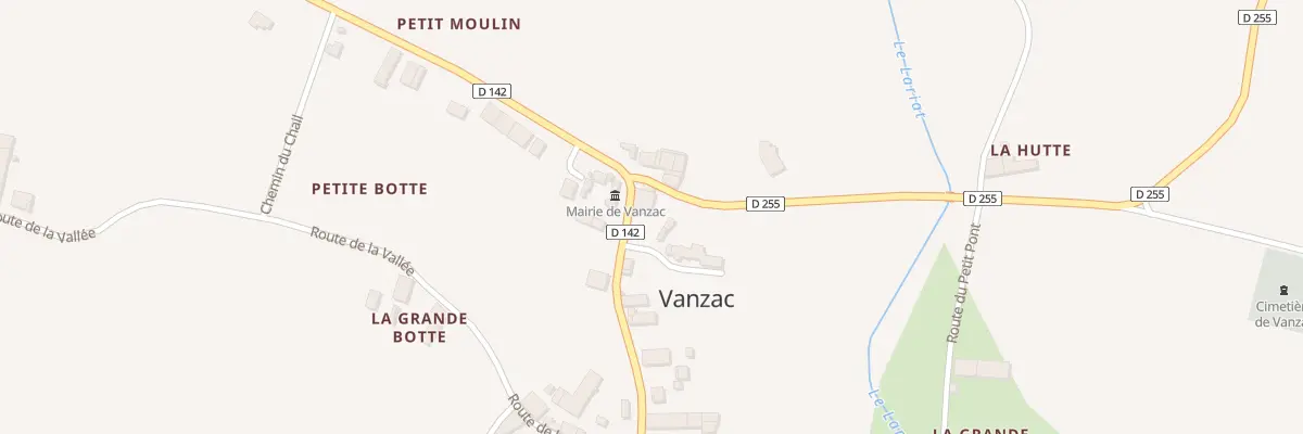 Plan du 1 Rte des 3 Monts à Vanzac