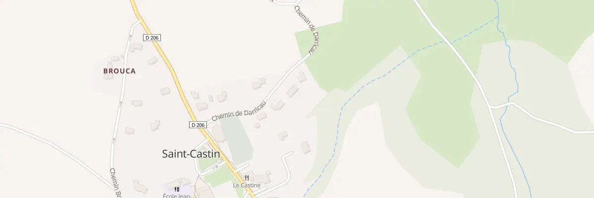 Plan du 6 Che Darricau à Saint-Castin