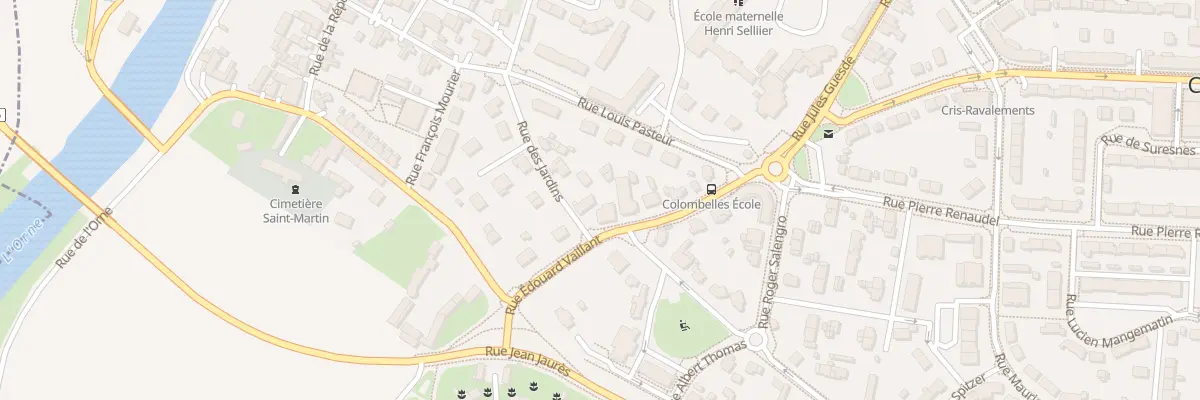 Plan du 12 Rue Édouard Vaillant à Colombelles