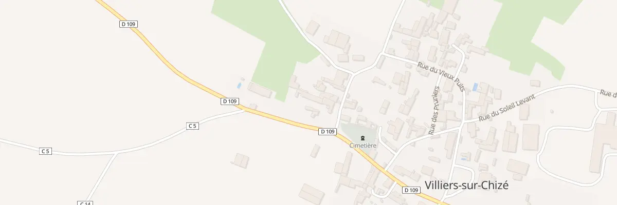 Plan du 4 Rue des Rosiers à Villiers-sur-Chizé