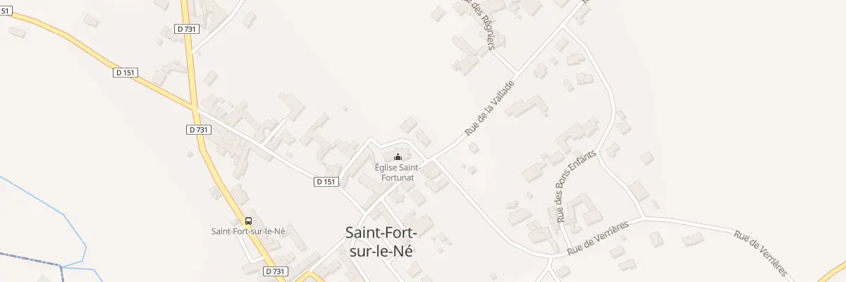 Plan du 7 Rue de l’Église à Saint-Fort-sur-le-Né