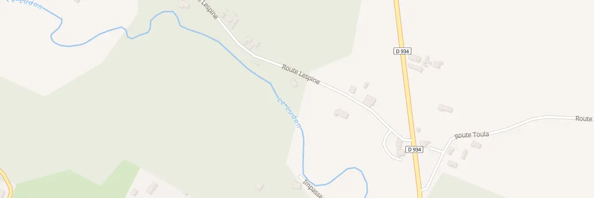 Plan du 217 Rte de Lespine à Saint-Gein