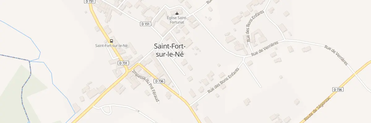 Plan du 5 Rue du Champ de Foire à Saint-Fort-sur-le-Né