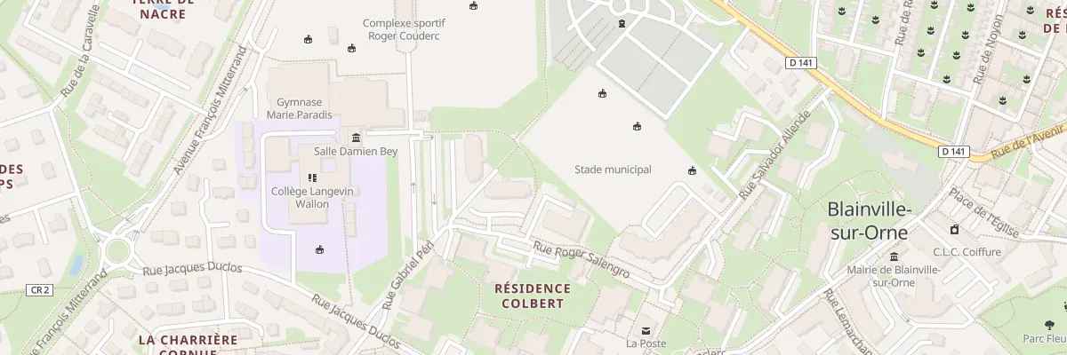 Plan du 1B Rue Roger Salengro à Blainville-sur-Orne