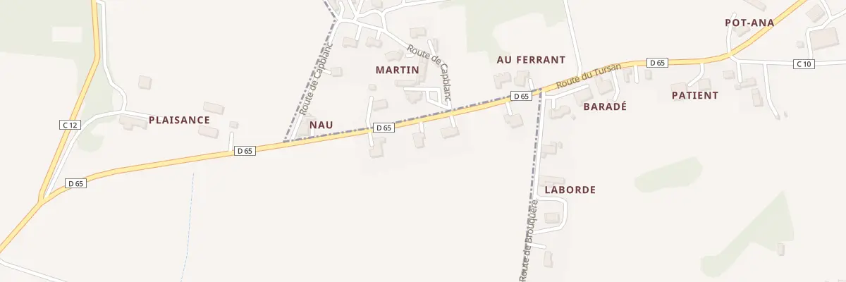 Plan du 446 Rte de l’Armagnac à Cazères-sur-l’Adour