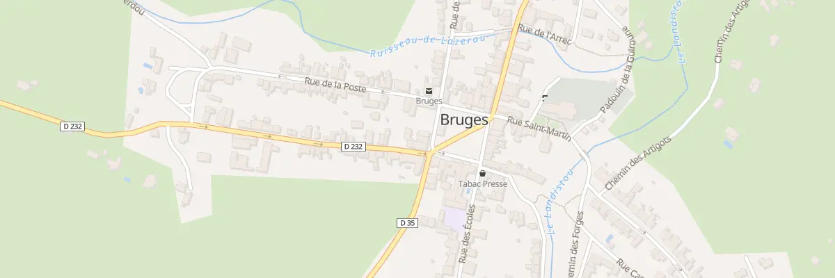Plan du 15 Pl Gaston Phoebus à Bruges-Capbis-Mifaget