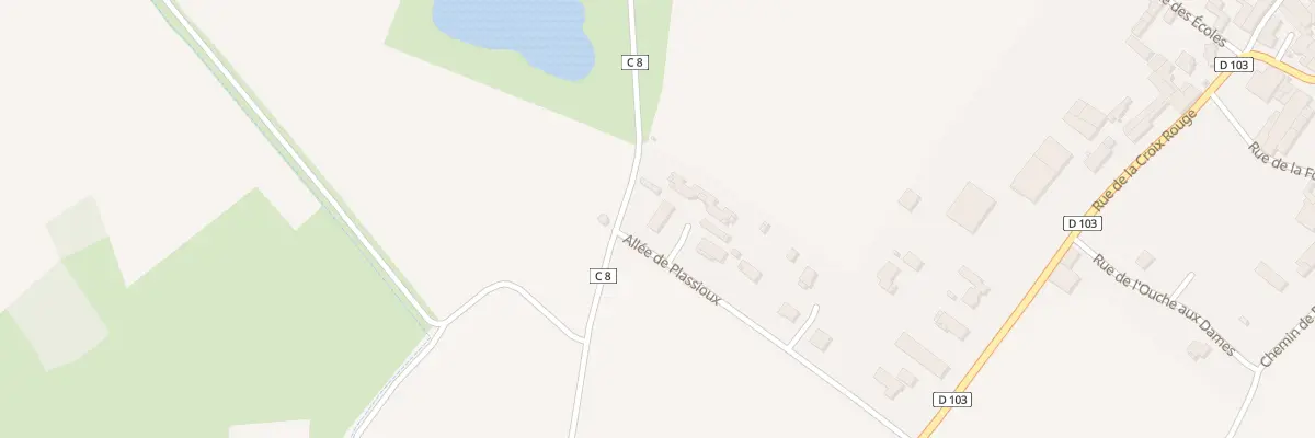 Plan du 1 Imp des Etangs à Secondigné-sur-Belle