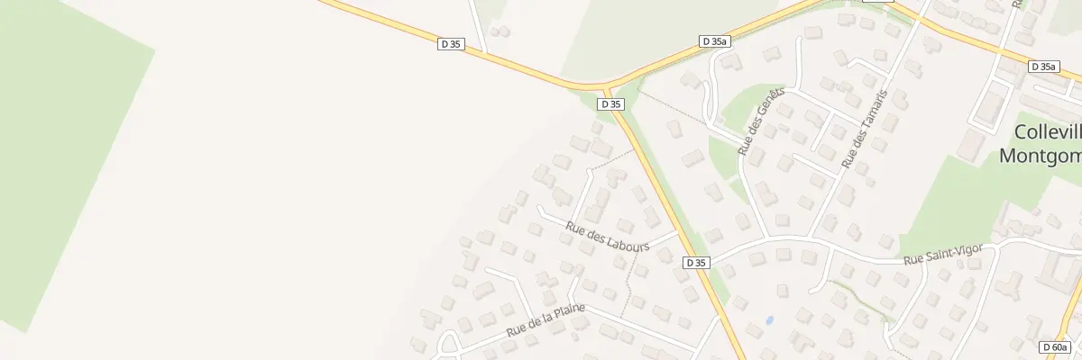 Plan du 10 Rue des Labours à Colleville-Montgomery