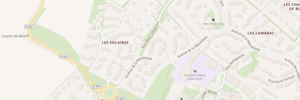 Plan du 13 Pl Voltaire à Blainville-sur-Orne