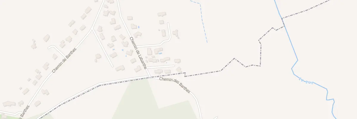 Plan du 3 Lot des Barthotes à Pardies-Piétat