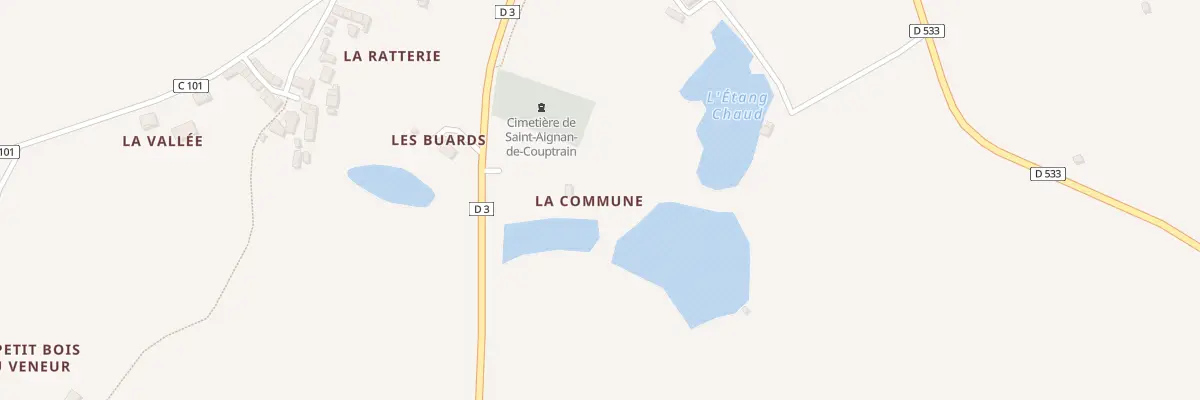 Plan du 1 La Commune à Saint-Aignan-de-Couptrain