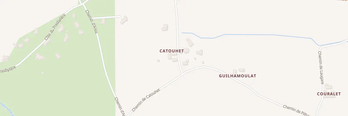 Plan du 8 Che de Catouhet à Saint-Armou