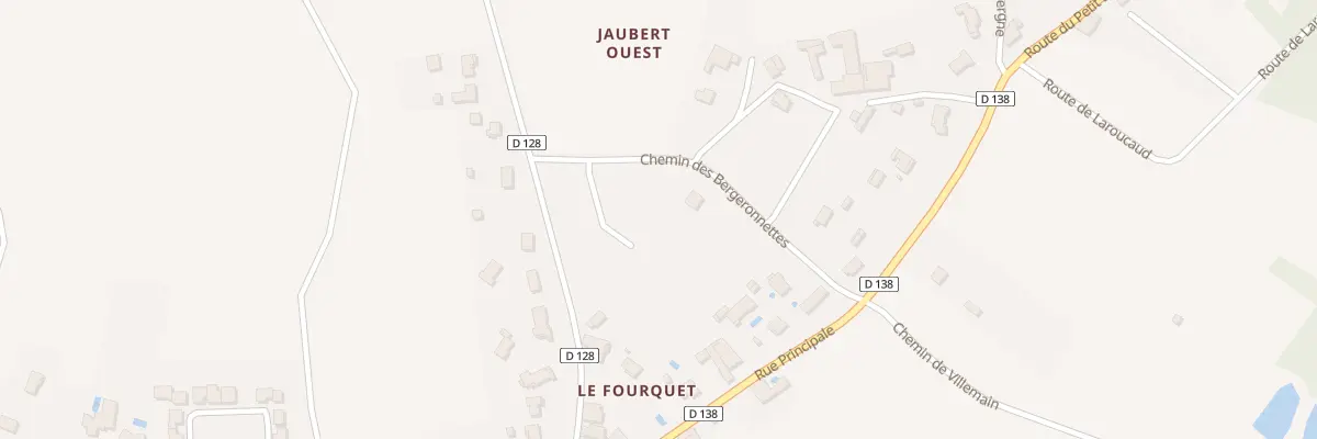 Plan du 7 Rue des Oliviers à Villegouge