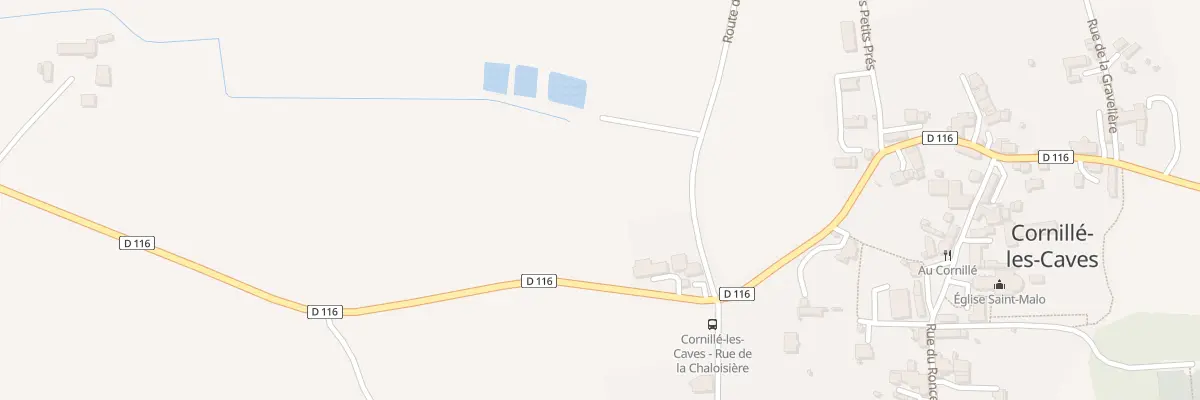 Plan du 40 Rte de la Saint - Gilles à Cornillé-les-Caves