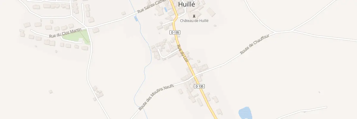 Plan du 14 Rue du Loir (Huille) à Huillé-Lézigné