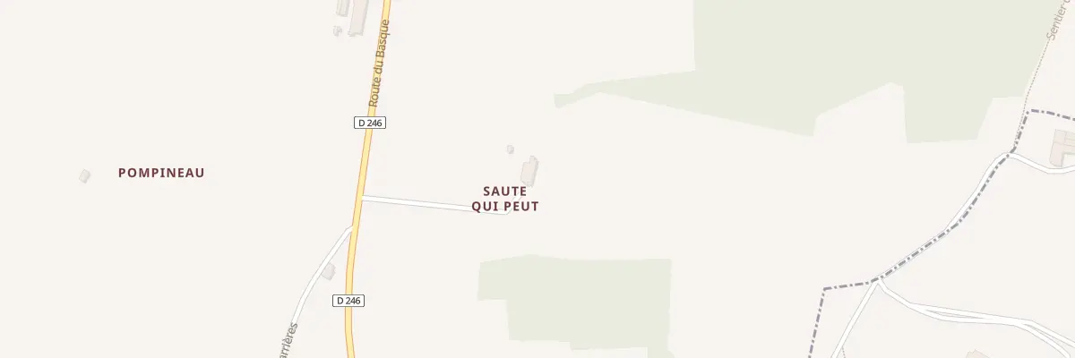 Plan du 1267 Rte du Basque à Villegouge
