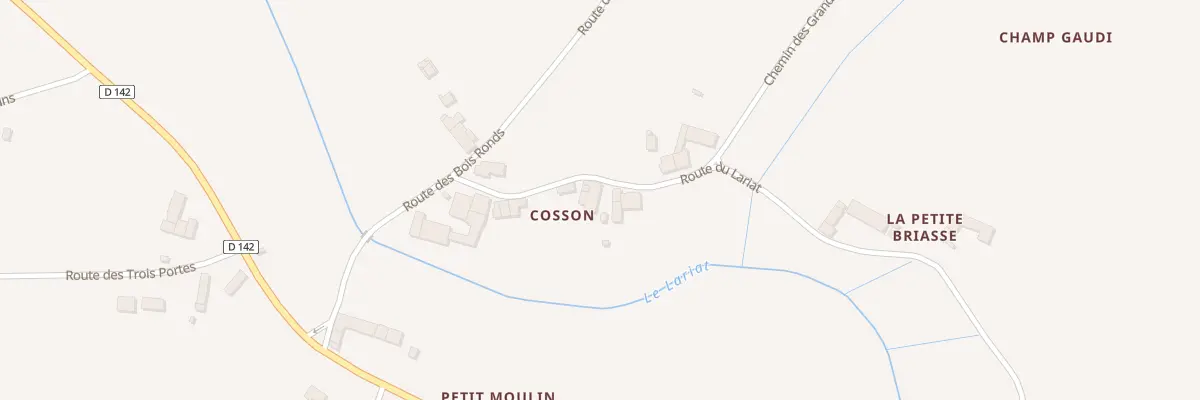 Plan du 5053 Chez Cosson à Vanzac