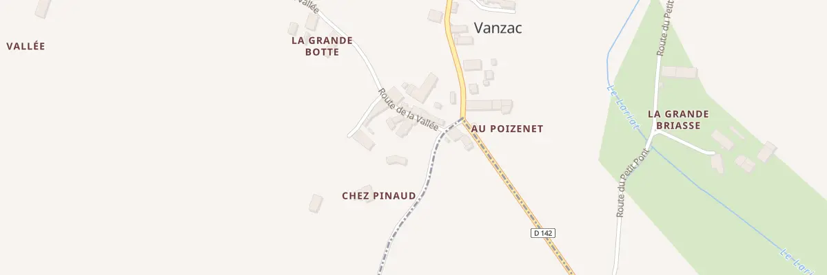 Plan du 1 Rte de la Vallée à Vanzac