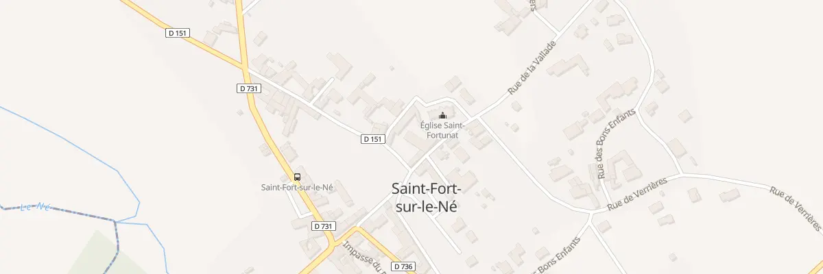 Plan du 2 Rue des Portes à Saint-Fort-sur-le-Né