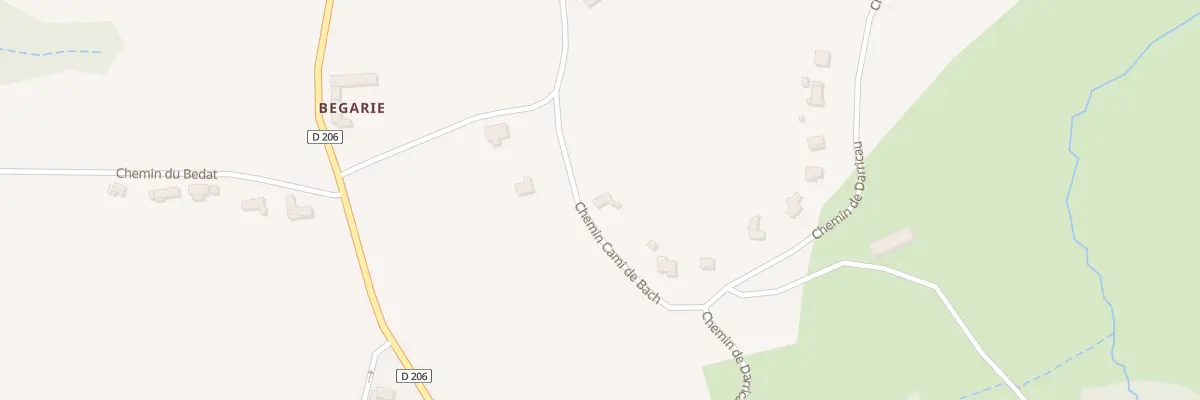 Plan du 6 Che Cami de Bach à Saint-Castin