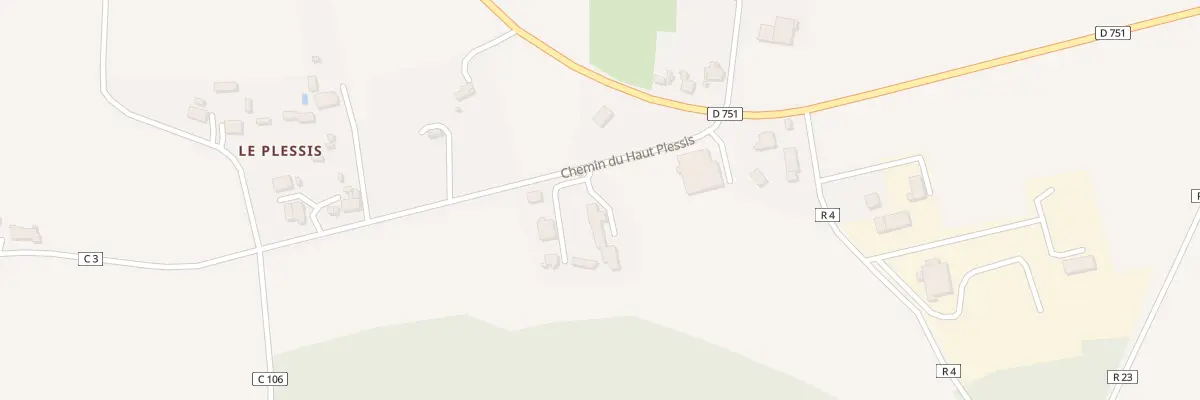 Plan du 21 Che du Haut Plessis à Gennes-Val-de-Loire