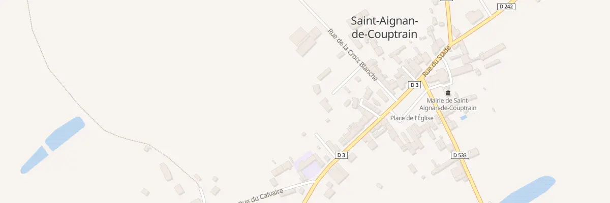 Plan du 9 Rue de la Croix Blanche à Saint-Aignan-de-Couptrain