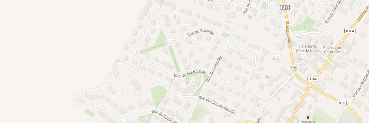 Plan du 6 Rue du Haut Sever à Colleville-Montgomery