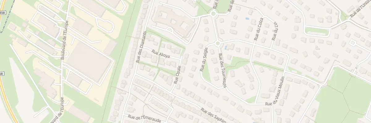 Plan du 8 Rue Opale à Bourguébus