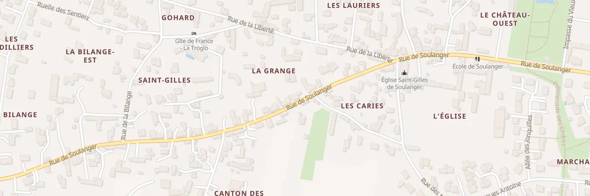 Plan du 62B Rue de soulanger à Doué-en-Anjou