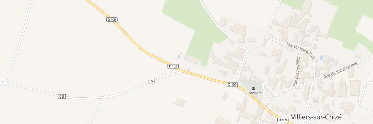 Plan du 6 Rue des Rosiers à Villiers-sur-Chizé