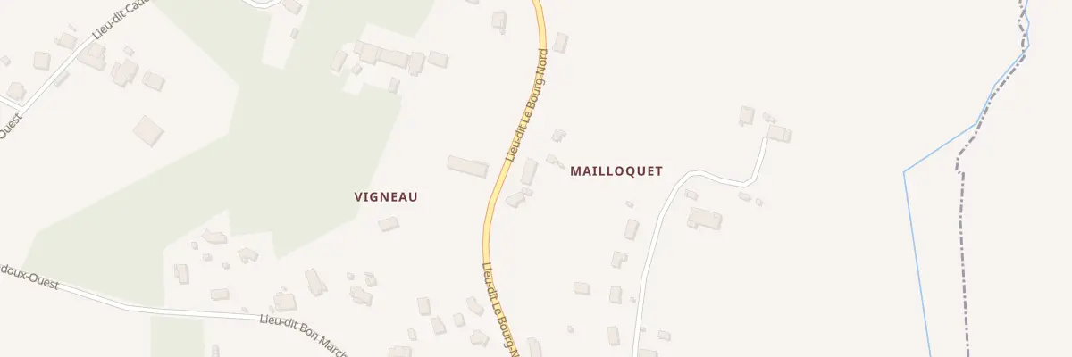 Plan du 2B Mailloquet à Tizac-de-Lapouyade