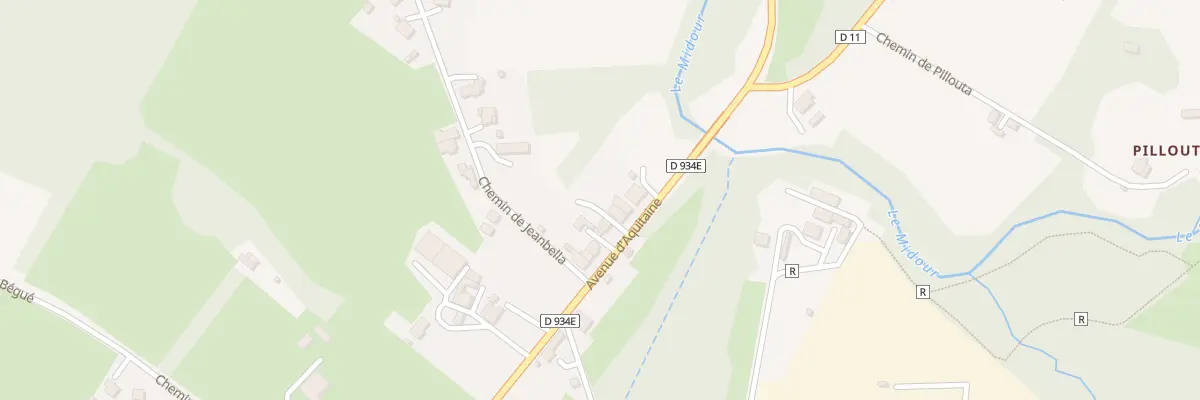 Plan du 913 Av d’Aquitaine à Villeneuve-de-Marsan
